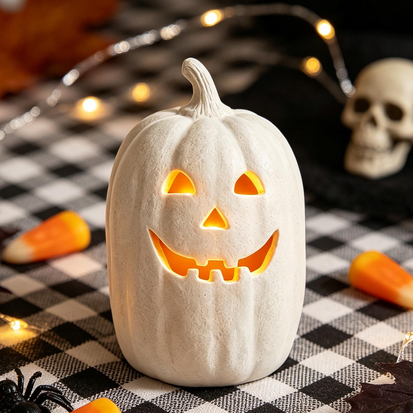 Resin Crafts - Halloween Pumpkins Crafts Resin Pumpkin Handmade