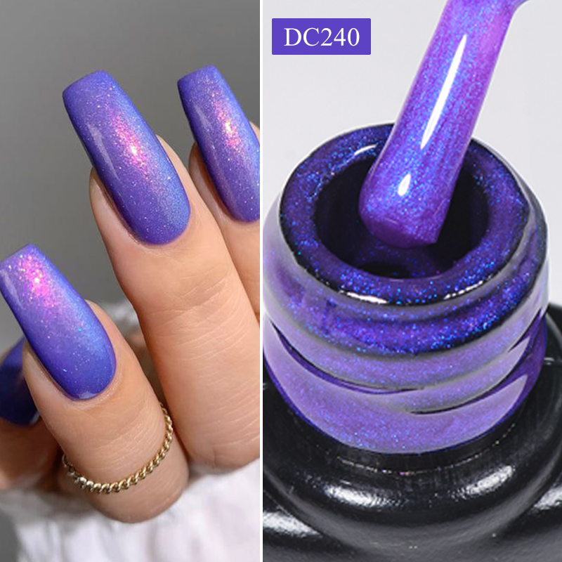 Gold Foil Flakes - Mtssii 7ml Aurora Glitter Rubber Base