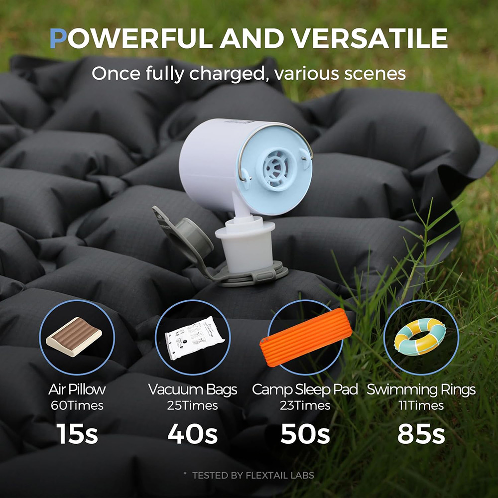 Vacuum Chamber Small - FLEXTAIL Portable Air Pump, Mini Camping