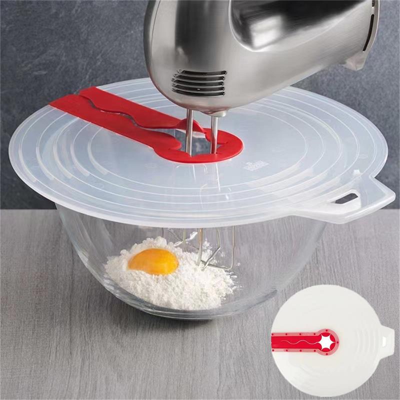 Mixing Cup Silicone - Beat Eggs Mixer Cover Mixer Splatter