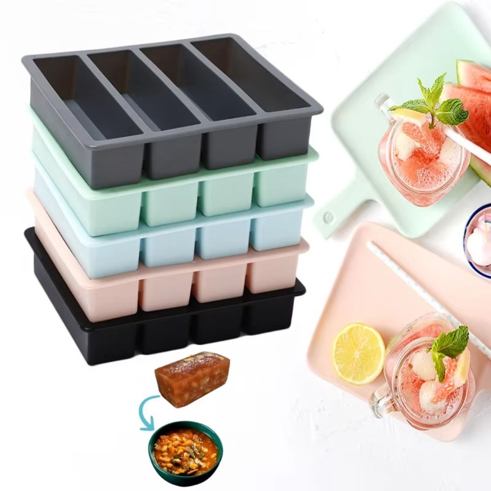 Serving Tray Mold - New 4 Grids Giant Storage For