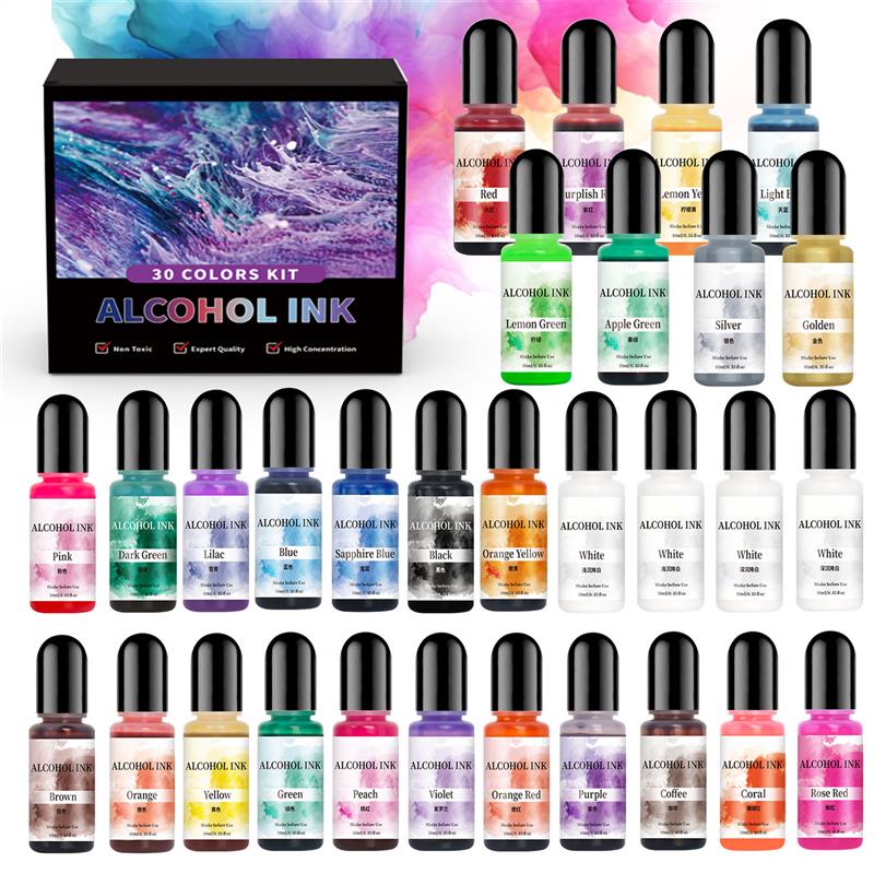 Resin Dye Alcohol - 1 Set Art Ink Alcohol Epoxy