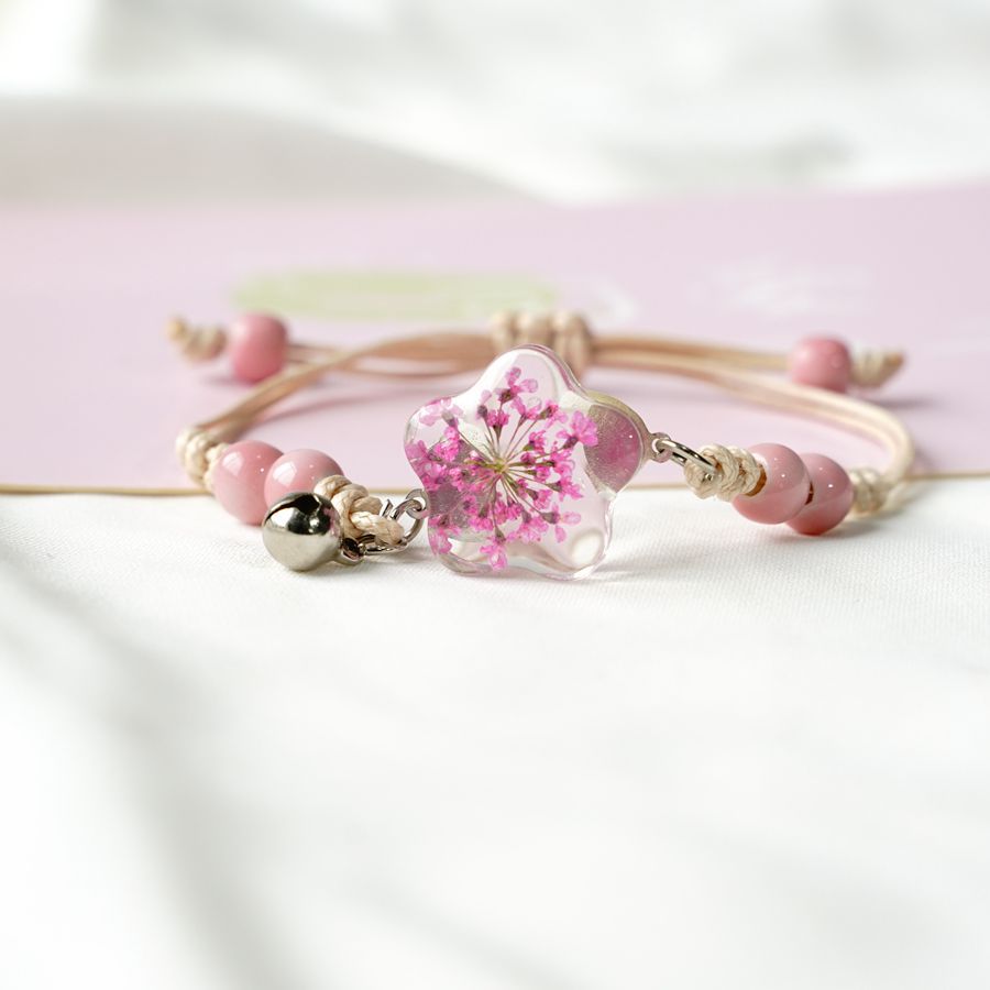 Dried Flower Bulk - Dried Flower Star Crystal Bracelet Couple