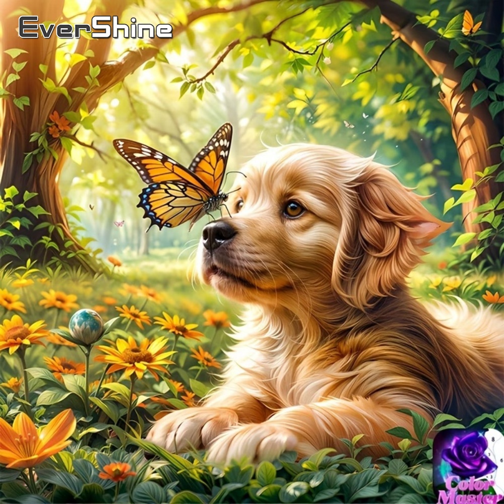 Resin Craft For Beginners - EverShine Diamond Mosaic Dog Animal DIY