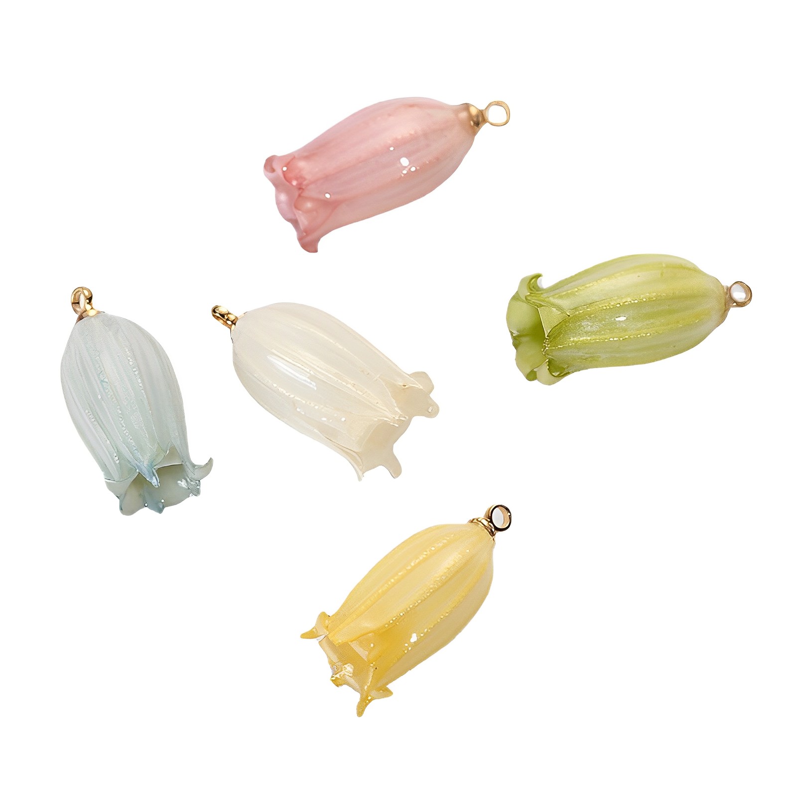 Resin Craft Material - Aqumotic 10pcs Small Flower Convallaria Majalis