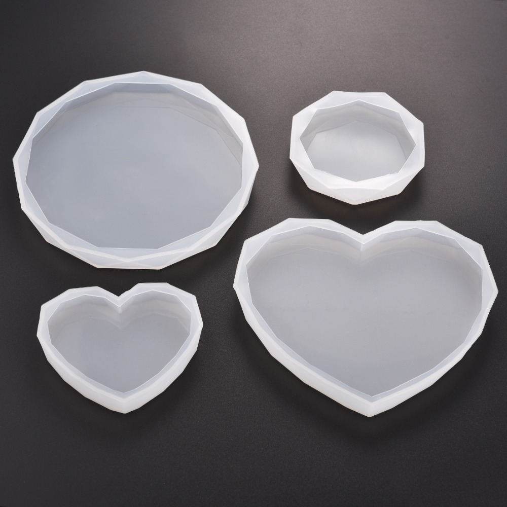 Coaster Mold Round - Resin Coaster Silicone Mold Casting Round