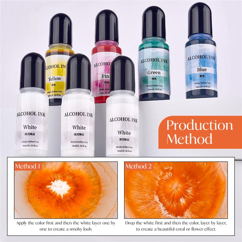 Resin Dye Alcohol - 10ml/Pcs Essence Resin Alcohol Liquid Dyes