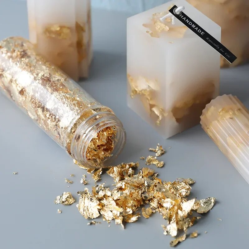 Gold Foil Flakes - 2g/1g Metallic Foil Flakes Gold Foil