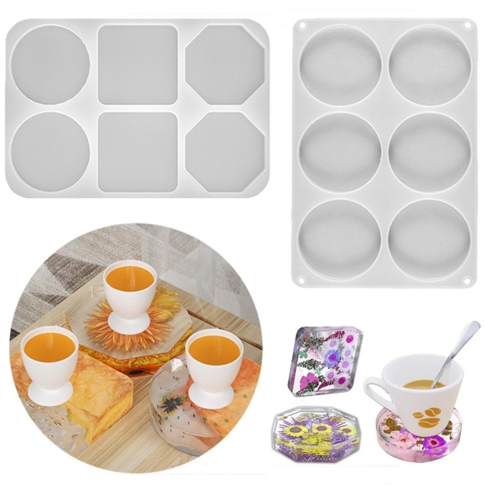Resin Craft For Beginners - Easy To Use Creative Coasters Silicone