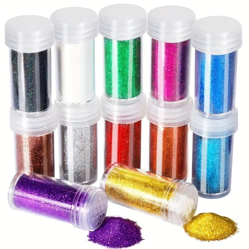 Resin Glitter Pack - 12 Pack Extra Fine Glitter Craft