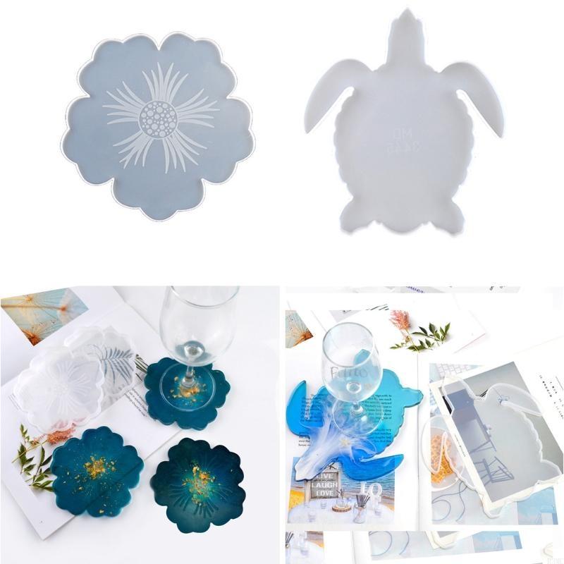 Geode Mold Silicone - R3MC 2Pcs DIY Flower Silicone Geode