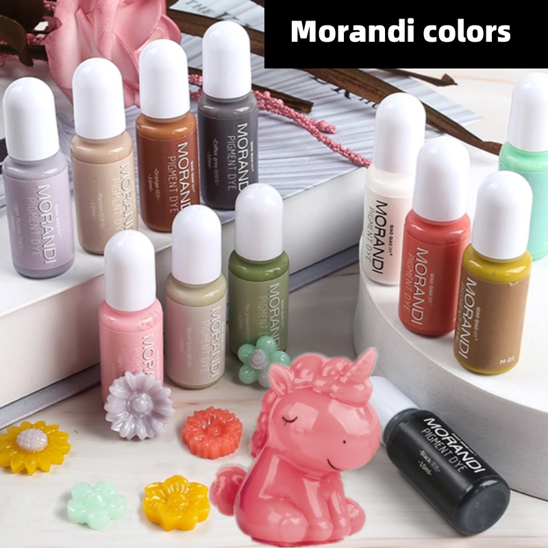 Resin Dye Alcohol - 24Colors Morandi Opaque Color Pigment for