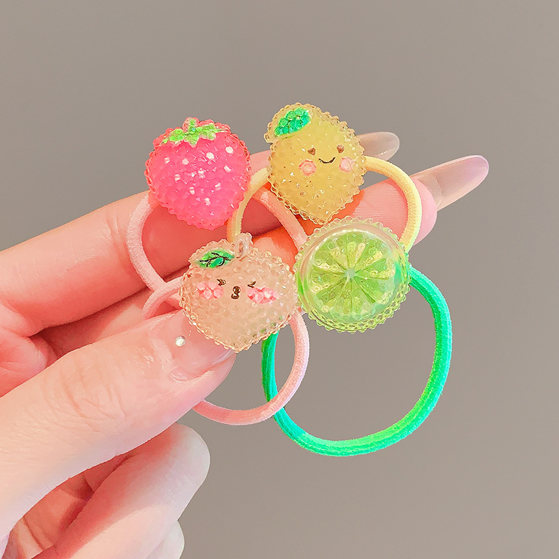Resin Glitter Pack - 2026 New 2/10pcs/set Fuzzy Fruit Flower