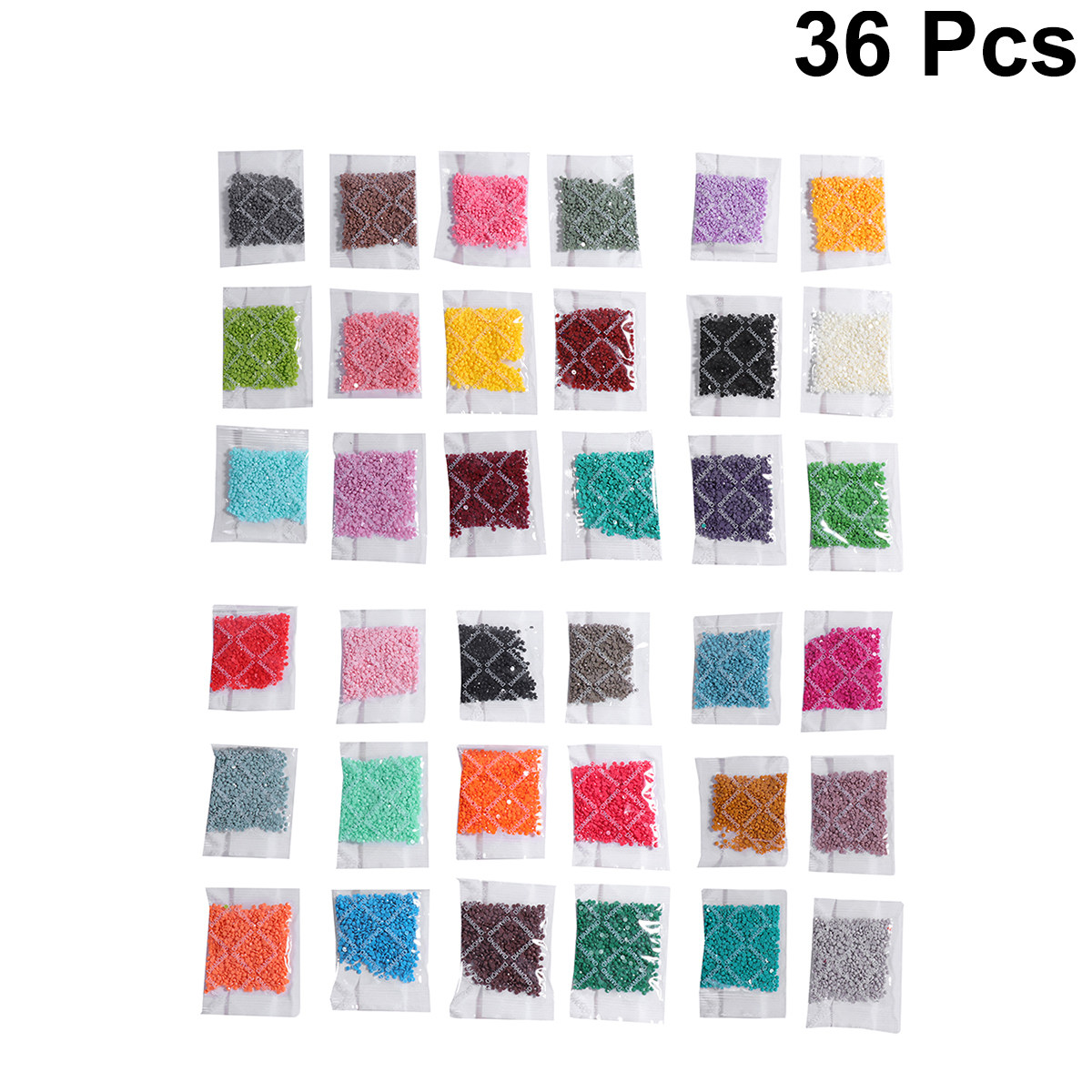 Resin Craft Kit - 36pcs Round Diamond Set Resin Rhinestones