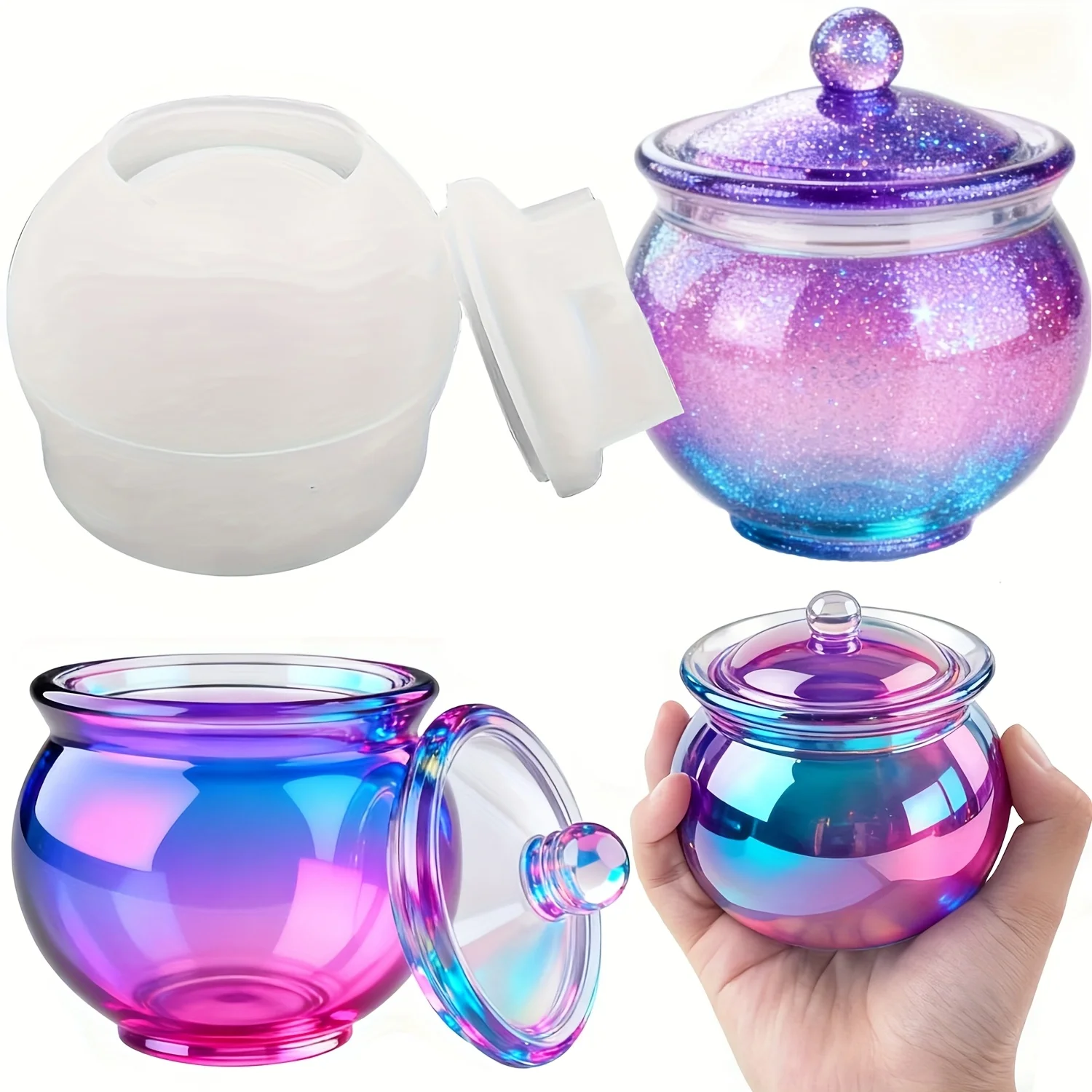 Resin Jewelry Kit - 1 set of round resin can