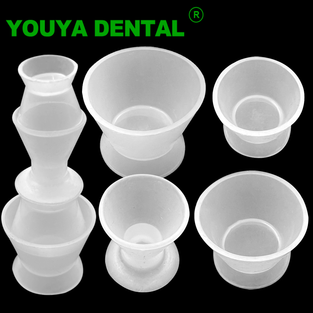 Mixing Cup Silicone - 4pcs/set Dental Mixing Bowl Dentistry Silicone