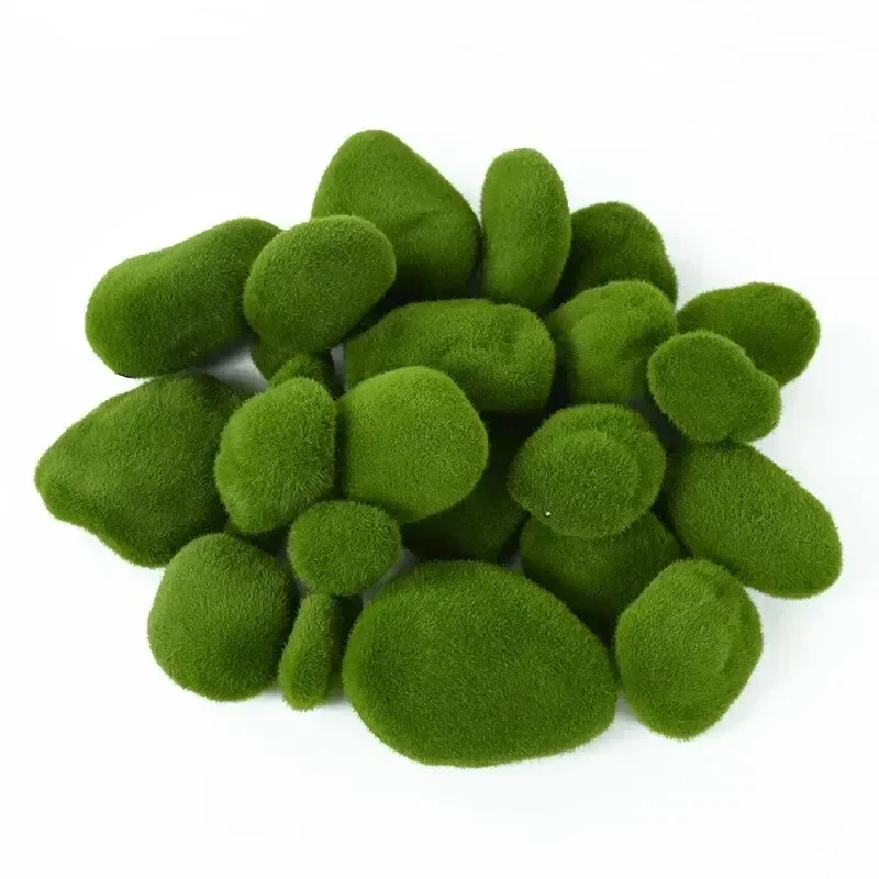 10Pcs Simulation Moss Stone Ar - Terrarium Moss Art review and price