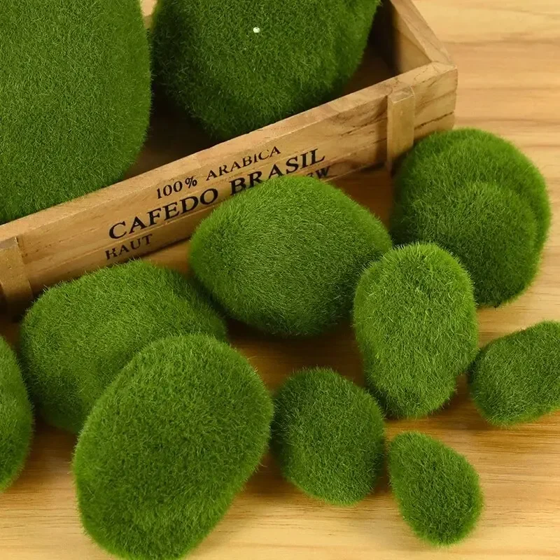 10Pcs Simulation Moss Stone Ar - Terrarium Moss Art review and price