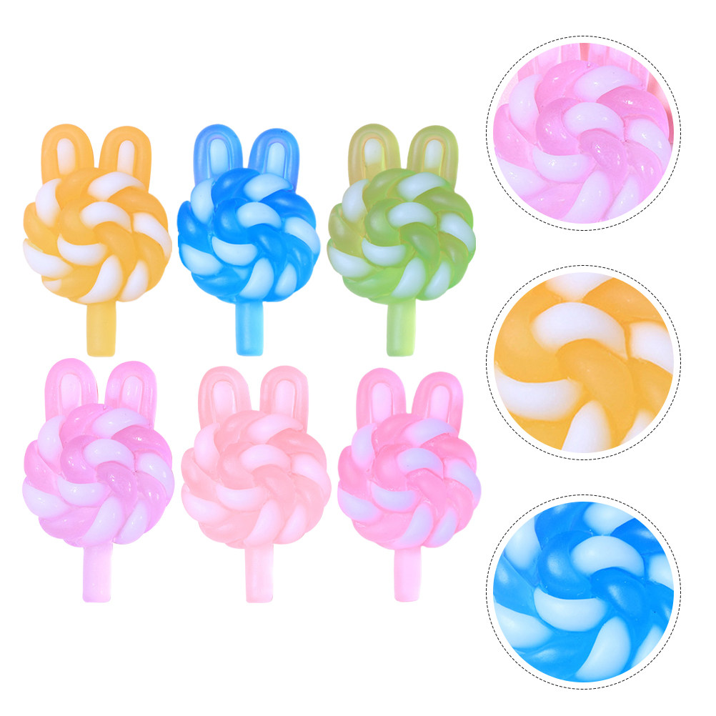 24Pcs Cute Cartoon Lollipop Ch - Resin Craft Supplies review and price