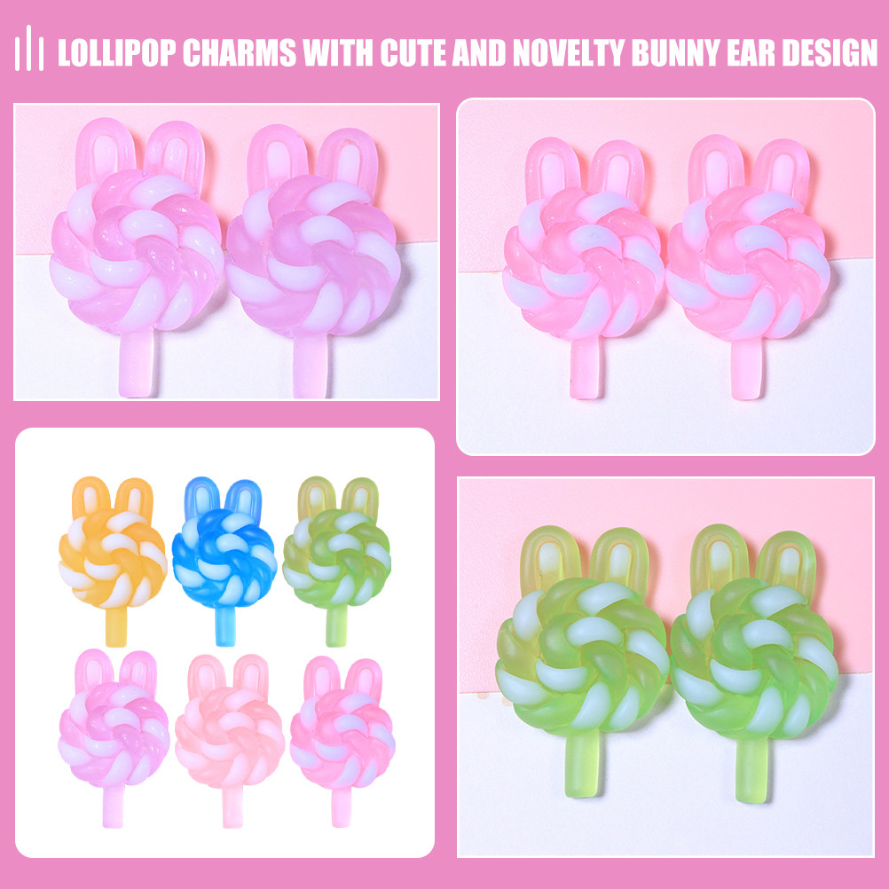 24Pcs Cute Cartoon Lollipop Ch - Resin Craft Supplies review and price