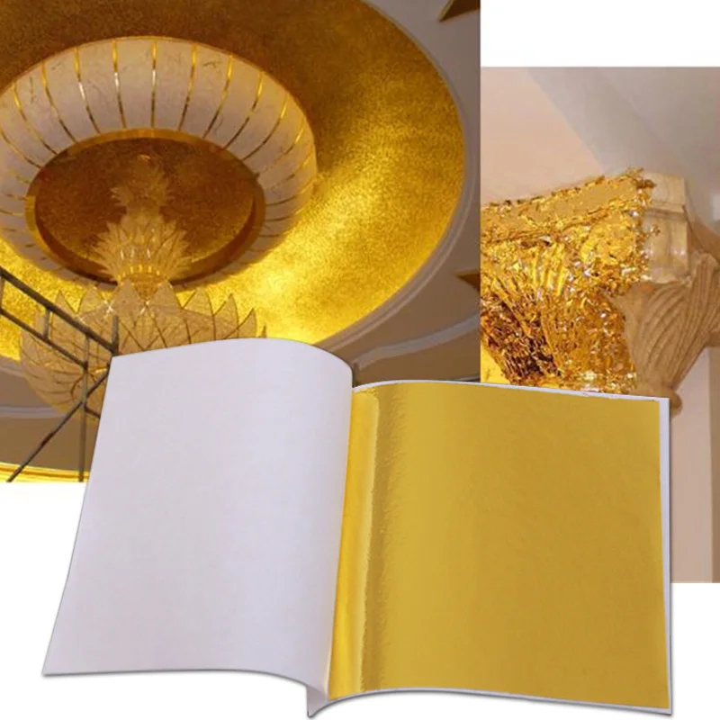 100Pcs Imitation Gold Sliver C - Gold Foil Flakes review and price