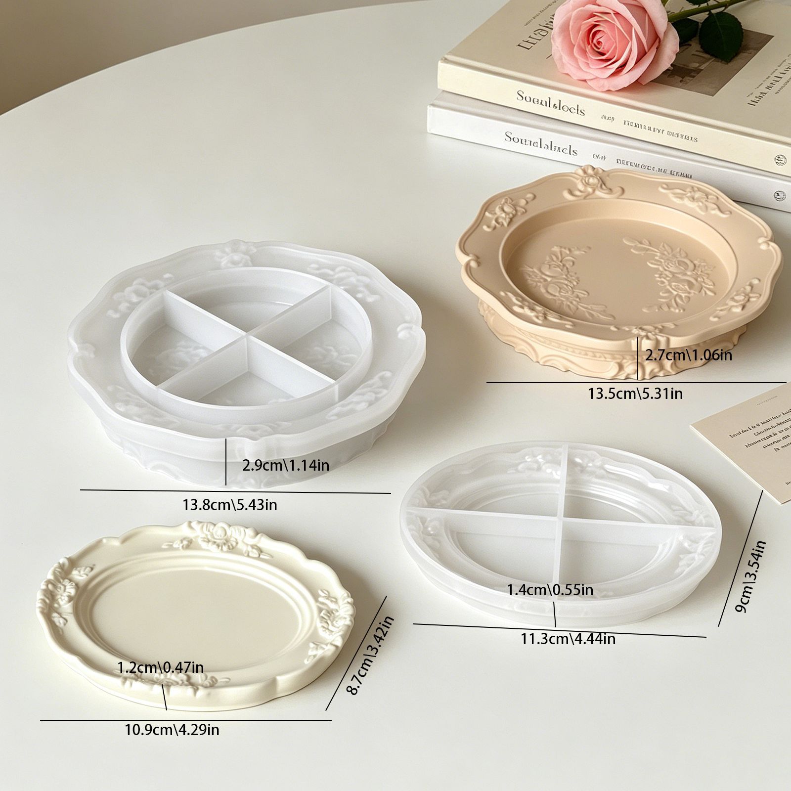 Elegant Vintage Baroque Lace S - Coaster Mold Round review and price