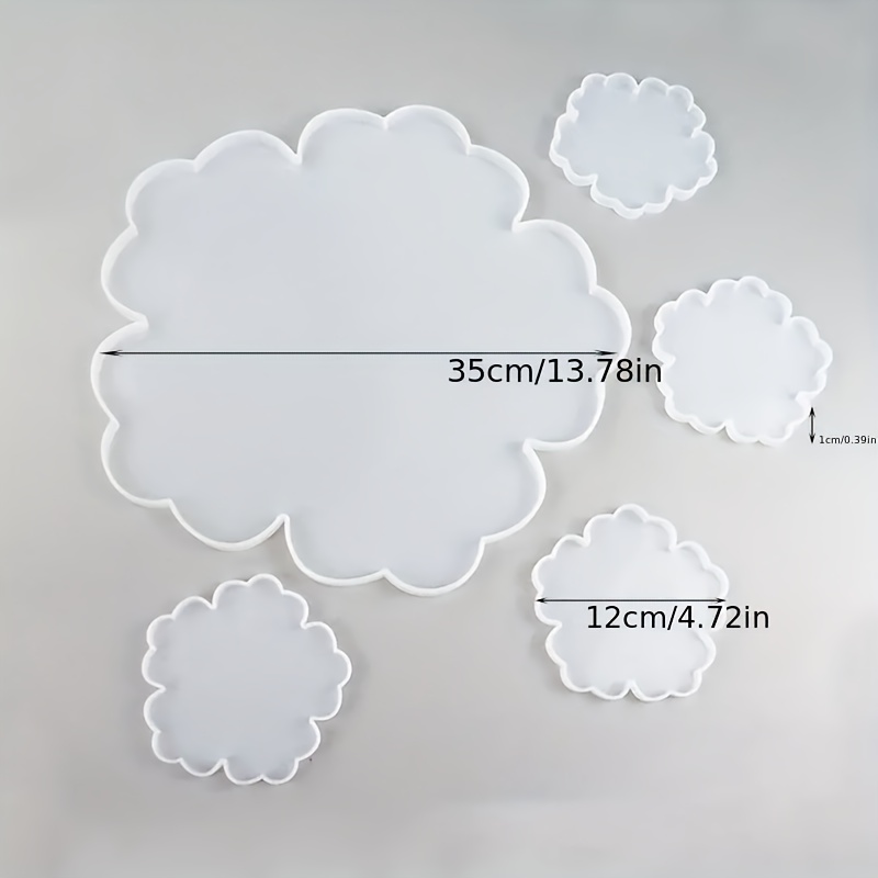 5pcs Mirror Large Flower Small - Flower Preservation Resin review and price