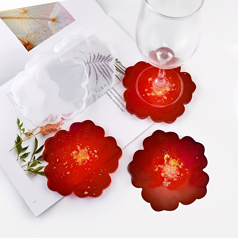 5pcs Mirror Large Flower Small - Flower Preservation Resin review and price