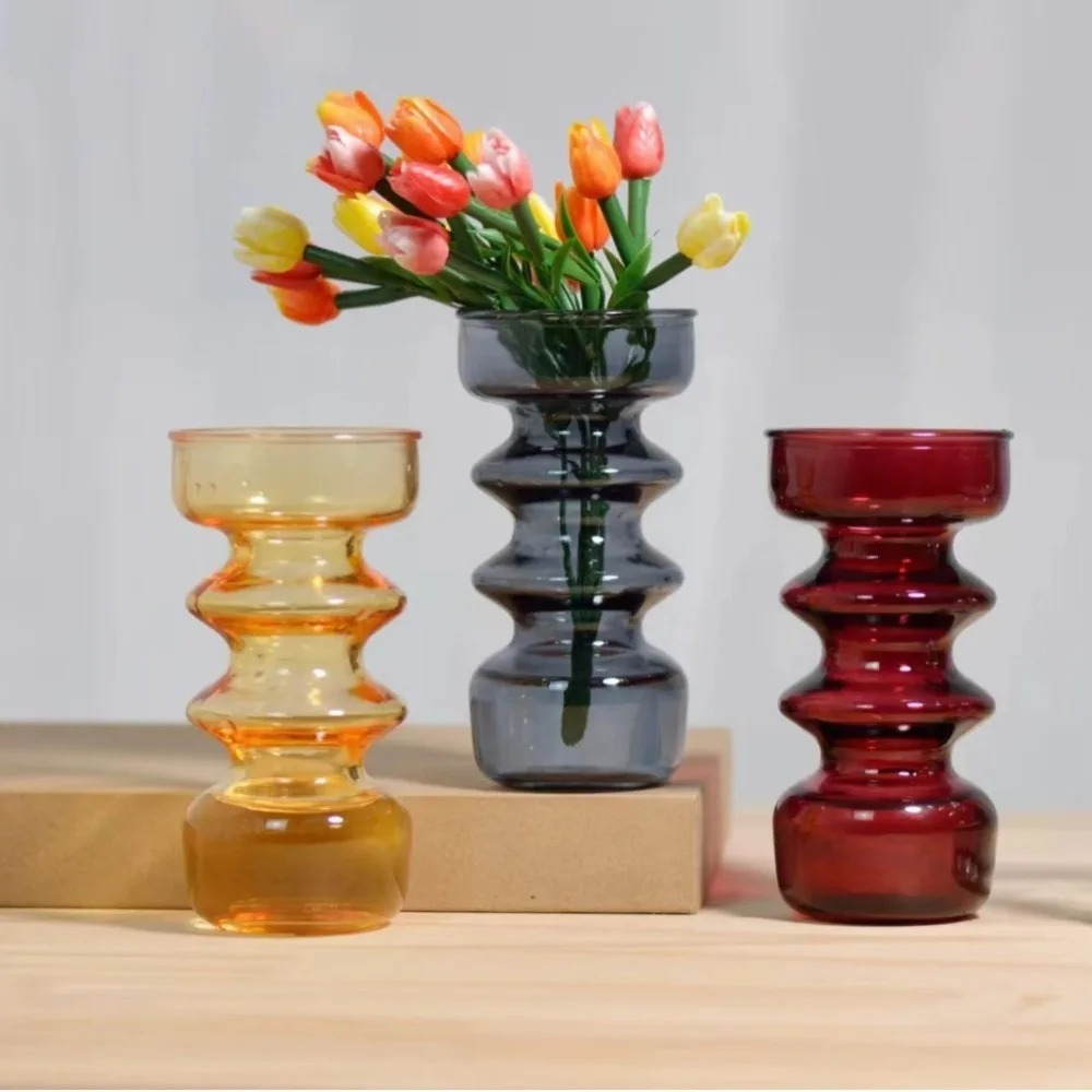 Colorful Vases Glass Ornaments - Dried Flower Bulk review and price