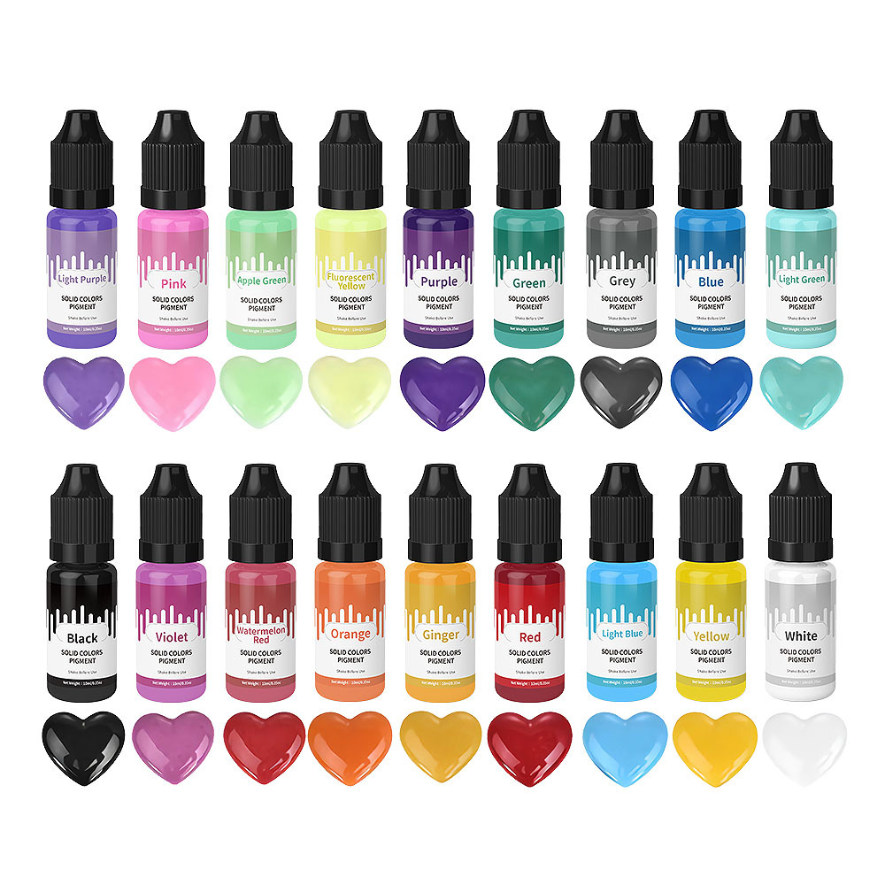 18Colors 10ml Macaron Solid Pa - Resin Pigment Set review and price