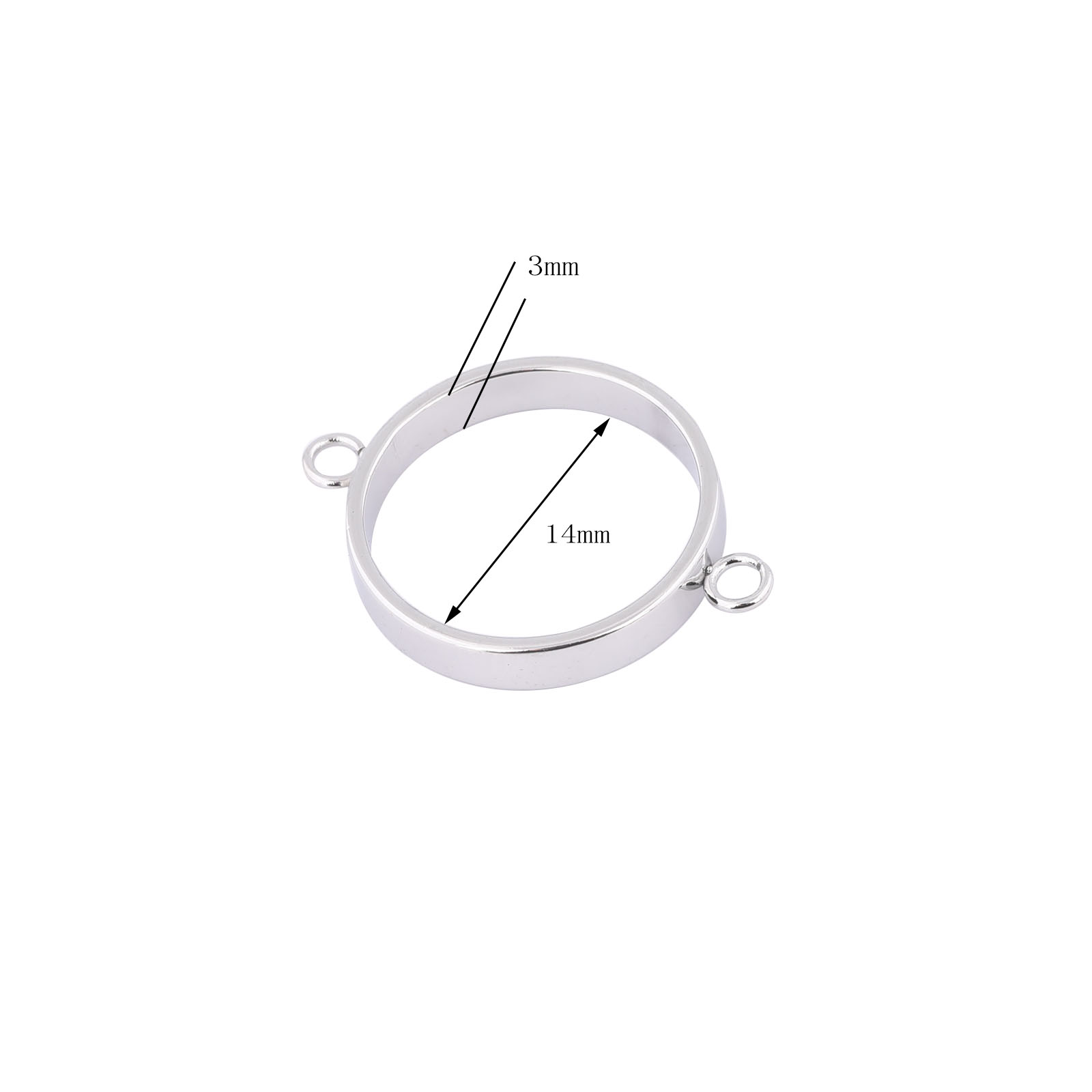 10pcs Stainless Steel 14mm Ope - Resin Craft Projects review and price