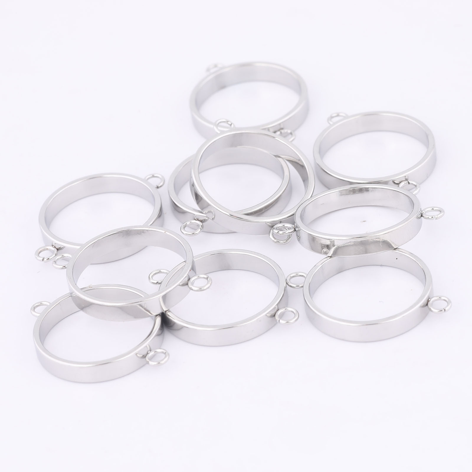 10pcs Stainless Steel 14mm Ope - Resin Craft Projects review and price