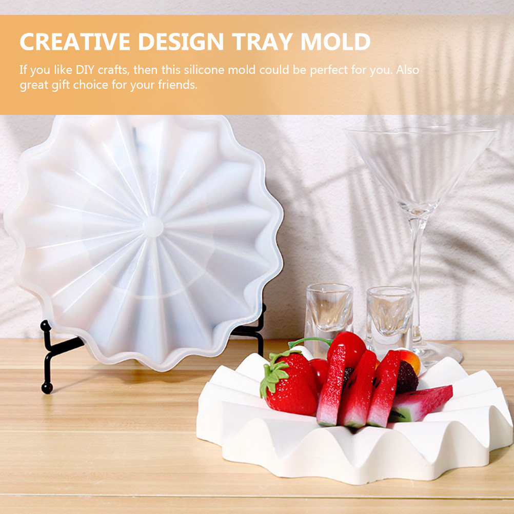 Premium Flexible Silicone Wave - Serving Tray Mold review and price