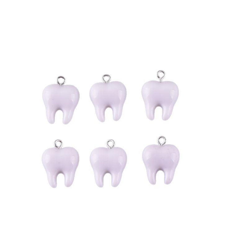 10pcs Cute White Teeth Resin P - Resin Craft Projects review and price
