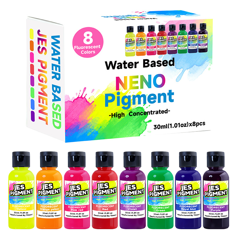 8colors/set fluorescent pigmen - Resin Pigment Set review and price