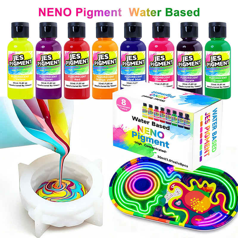 8colors/set fluorescent pigmen - Resin Pigment Set review and price