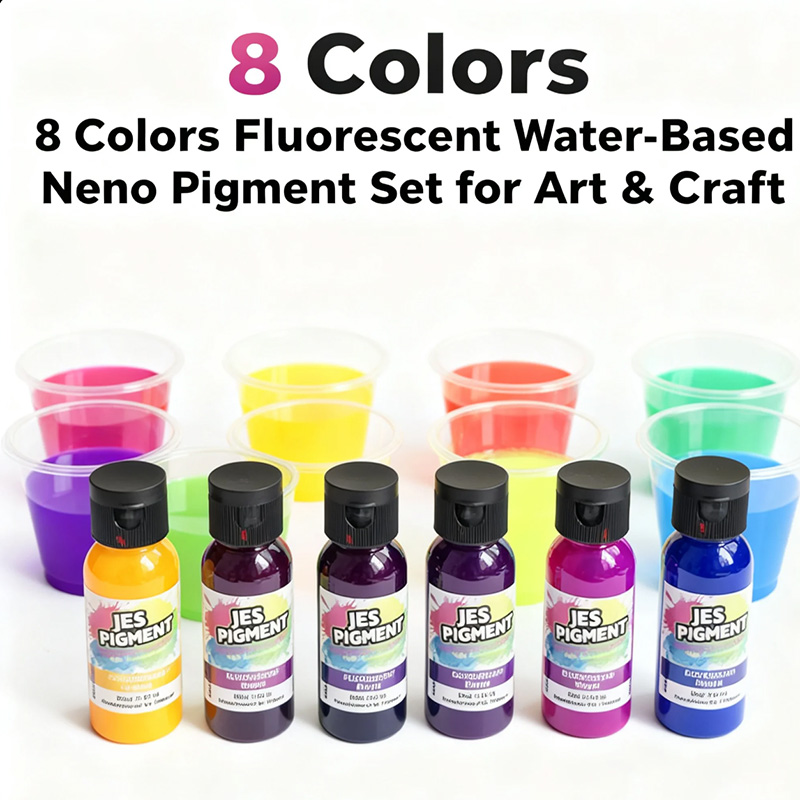 8colors/set fluorescent pigmen - Resin Pigment Set review and price