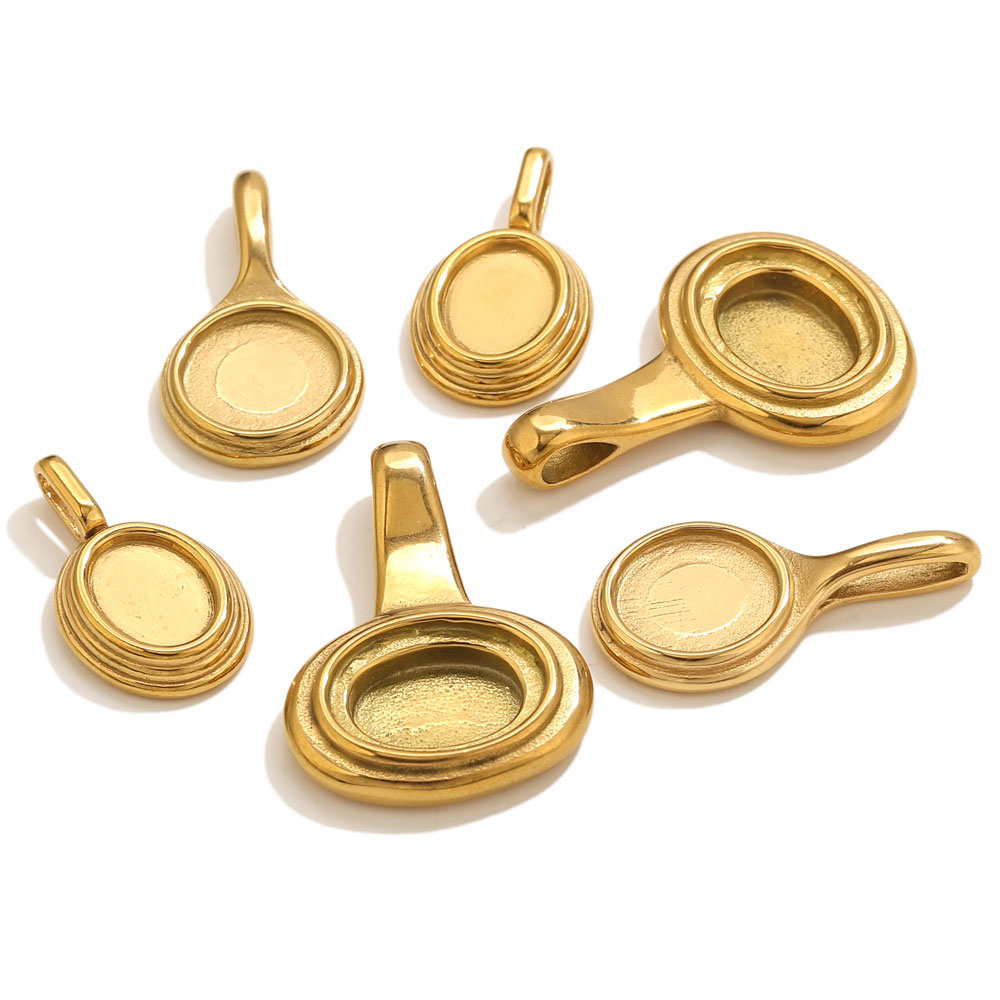 5pcs Stainless Steel Round Ova - Resin Craft Supplies review and price