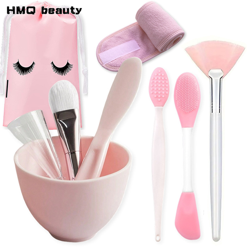 9pcs/set Silicone Face Mask Mi - Mixing Cup Silicone review and price