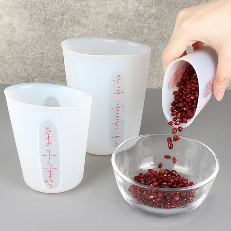 125/250/500ml Silicone Measuri - Mixing Cup Silicone review and price