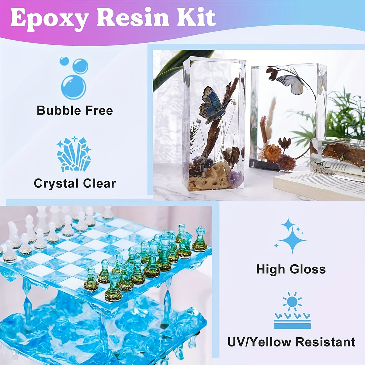 125ml/250ml Crystal Clear Cast - Resin Jewelry Kit review and price