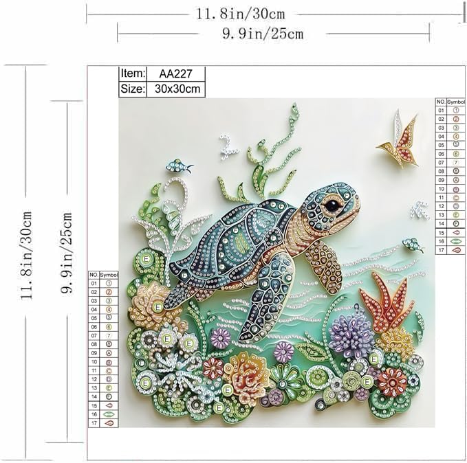 Sea Turtle Animal Diamond Pain - Resin Craft For Beginners review and price