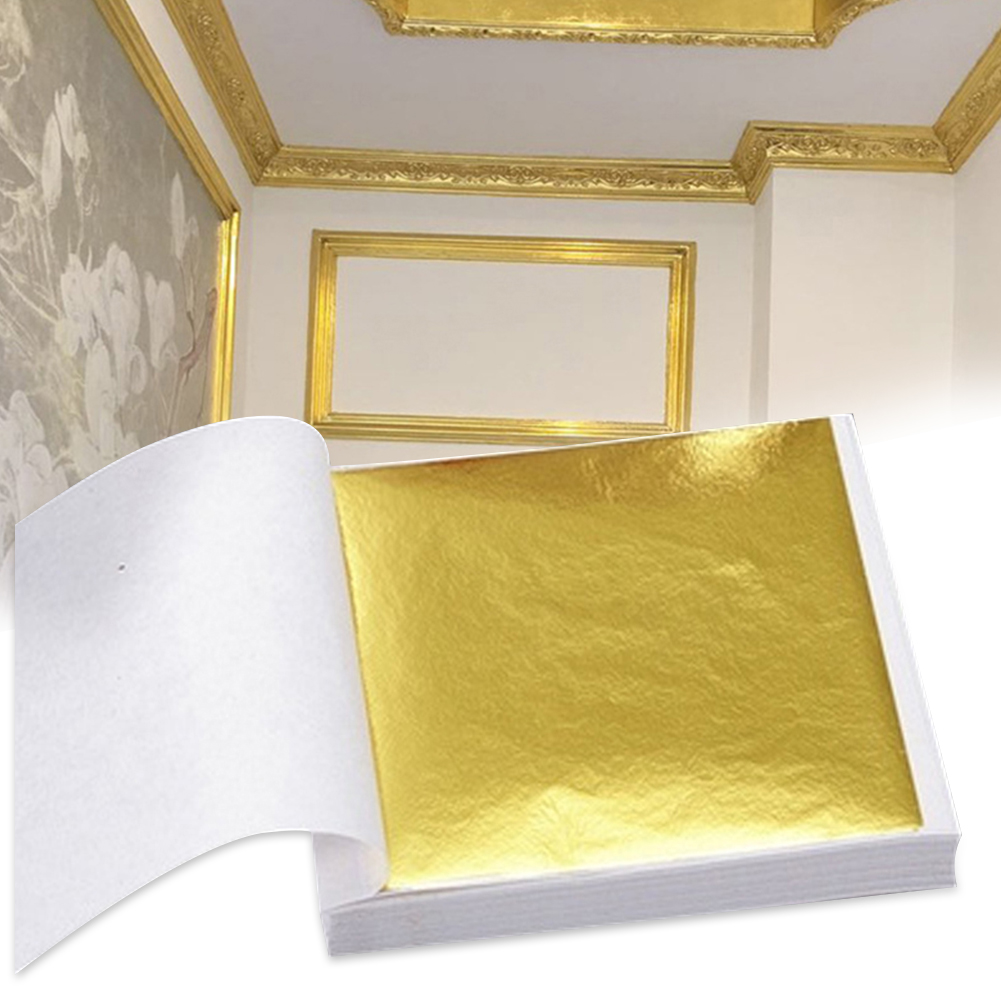 100pcs  Art Craft Design Paper - Gold Foil Flakes review and price