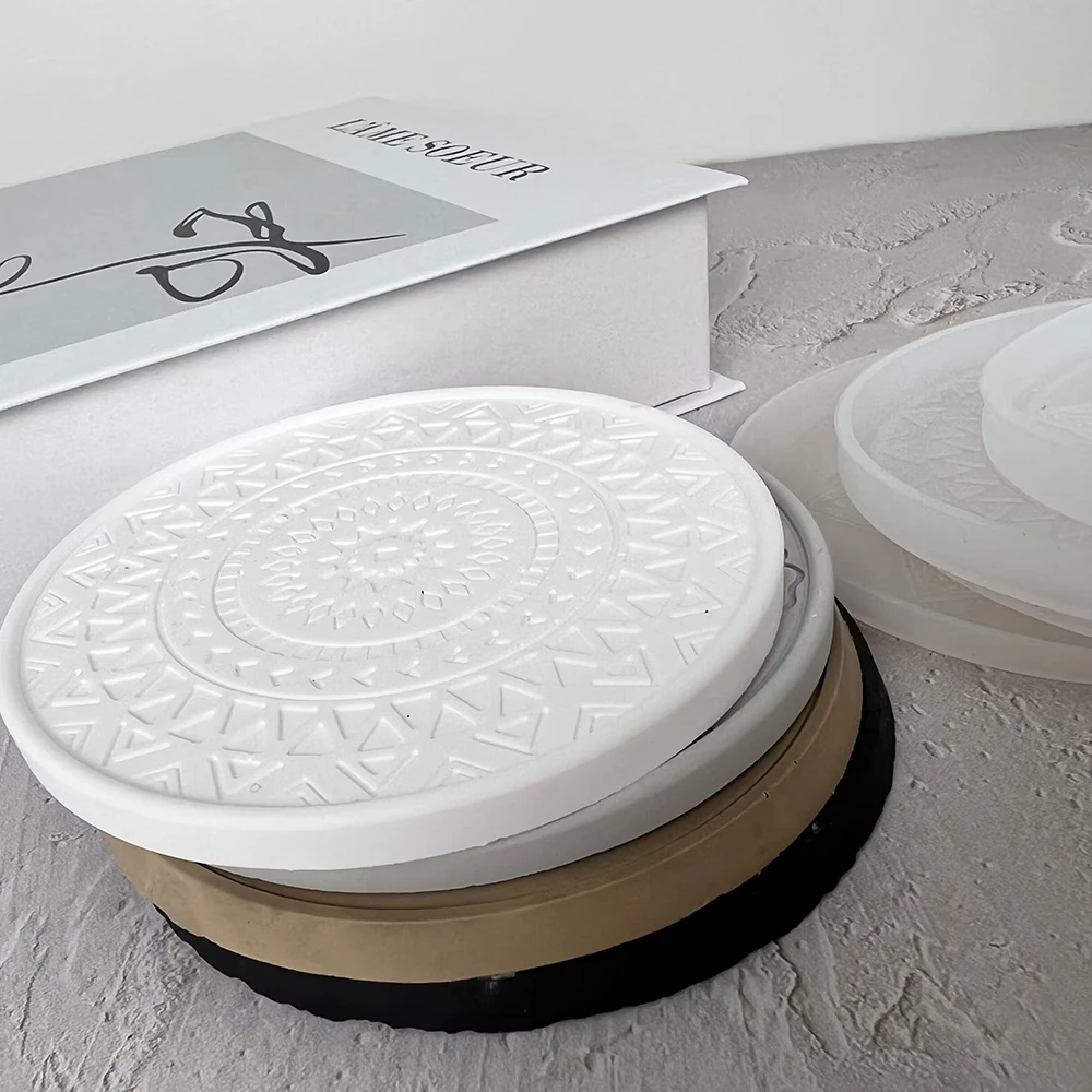 Mandala Round Coaster Resin Si - Coaster Mold Round review and price