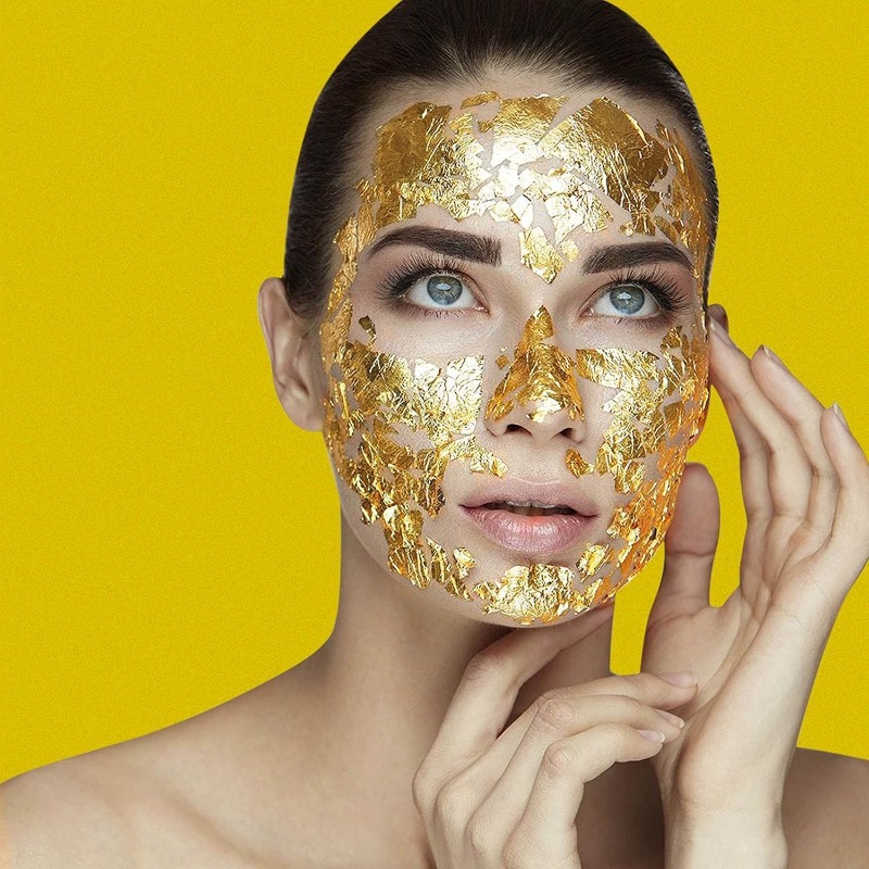 Real 24K Gold Leaf Sheets in 3 - Gold Foil Flakes review and price