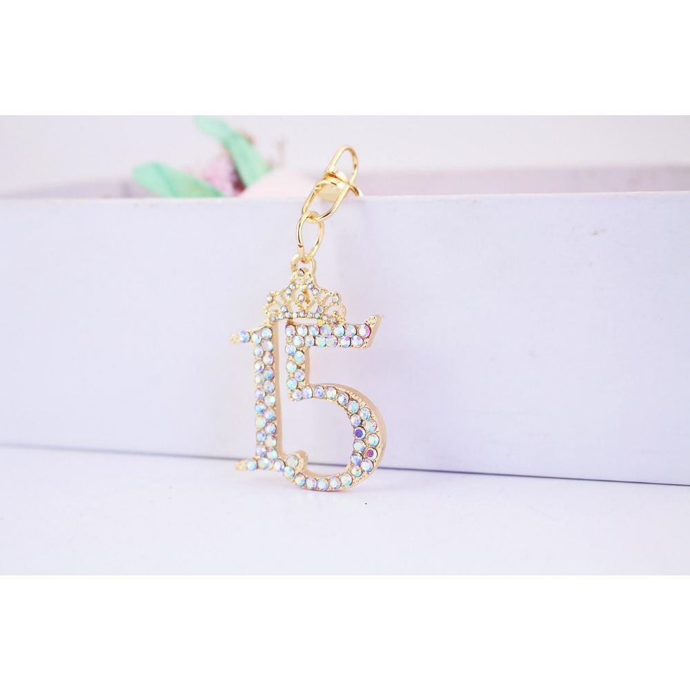 Glittering Number 15 Rhineston - Resin Glitter Pack review and price