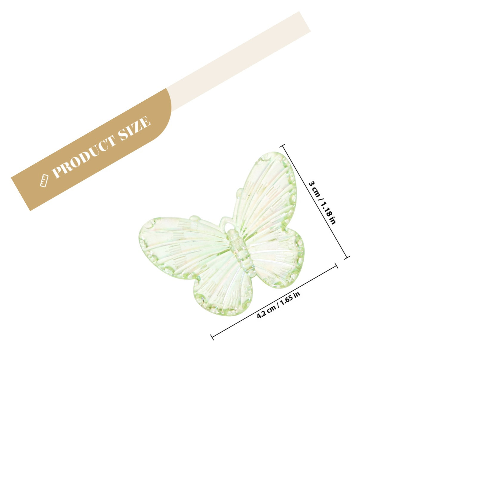 40Pcs Electroplated Butterfly  - Resin Craft Supplies review and price