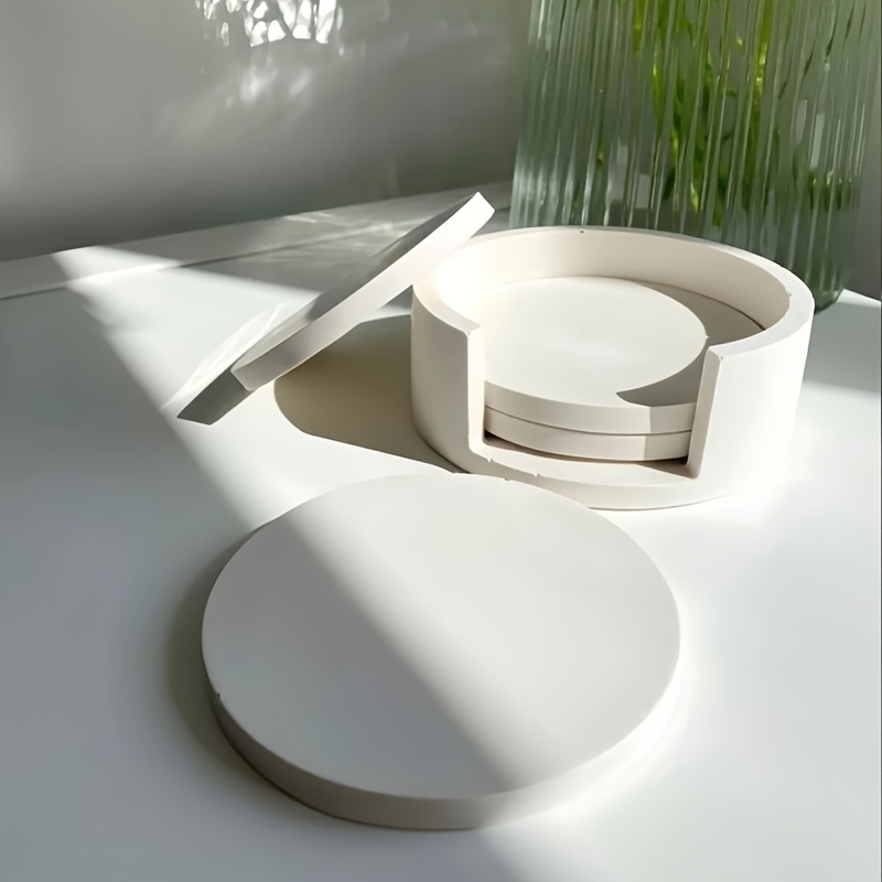 5pcs Round Coaster Silicone Mo - Serving Tray Mold review and price