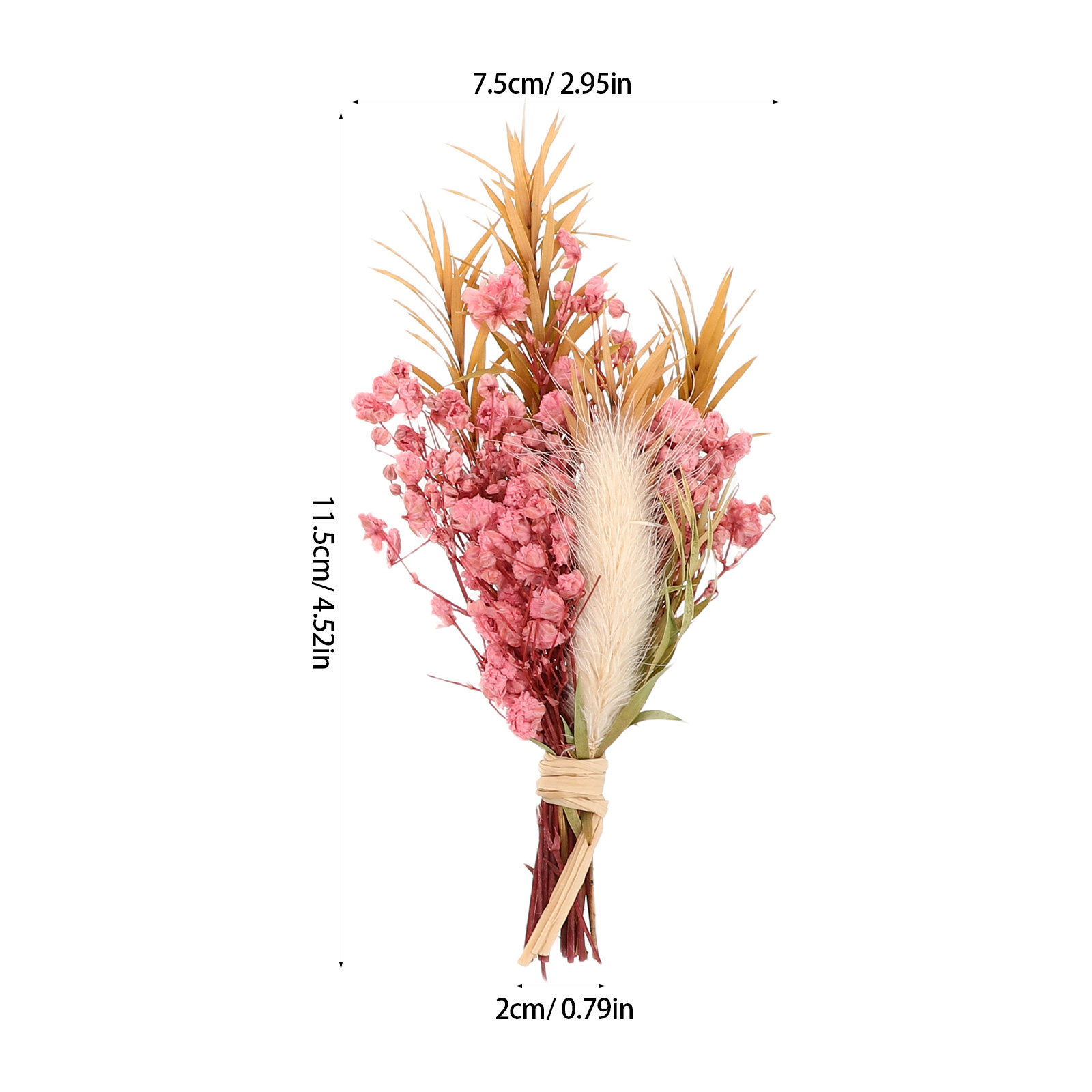 3Pcs Mini Dried Floral Bouquet - Dried Flower Bulk review and price