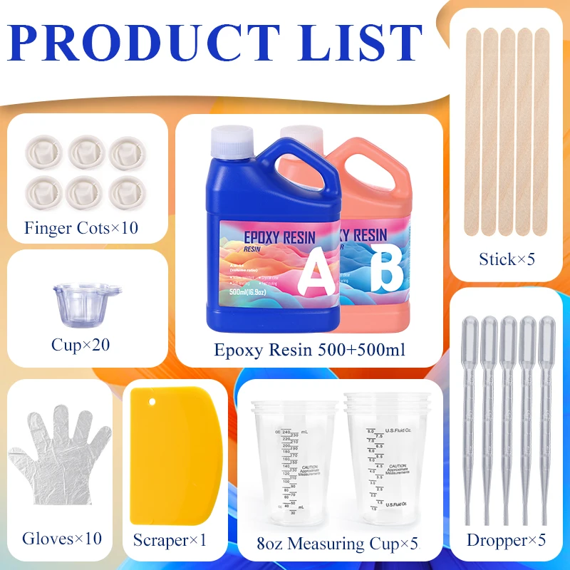 Easy Mixing Epoxy Resin Kit Cr - Resin Jewelry Kit review and price